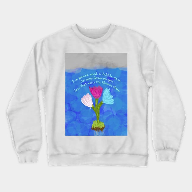 Kill The Messenger Lyric Poster Crewneck Sweatshirt by This Geeky Life